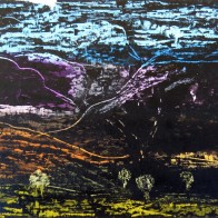 Gary Upfield - Oil pastel & ink resist